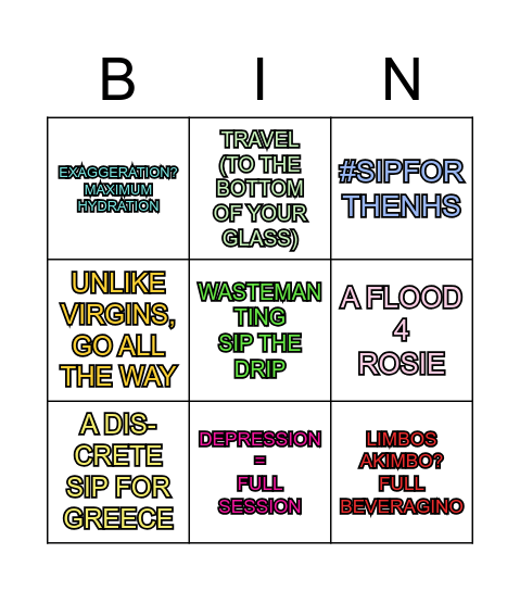 Laura Bingo Card