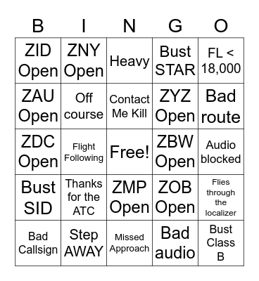 padre_andrew ATC Bingo Card