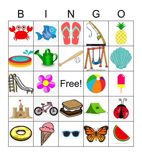 SUMMER BINGO Card