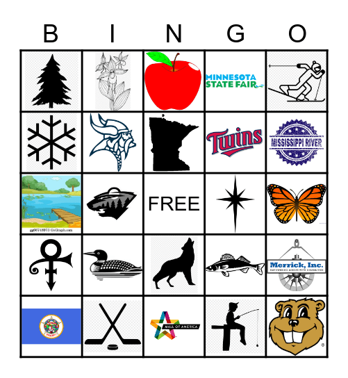 MINNESOTA BINGO Card