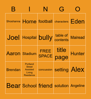 Restart Bingo Card