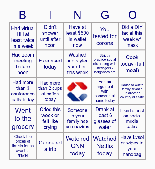 Test Bingo Card