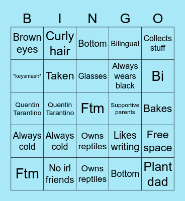 How similar are you to Milo? Bingo Card