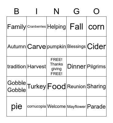 Liberty Station Bingo Card