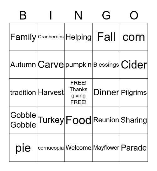 Liberty Station Bingo Card