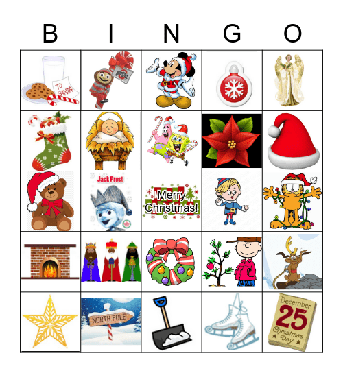 FCCM Christmas in July Bingo Card