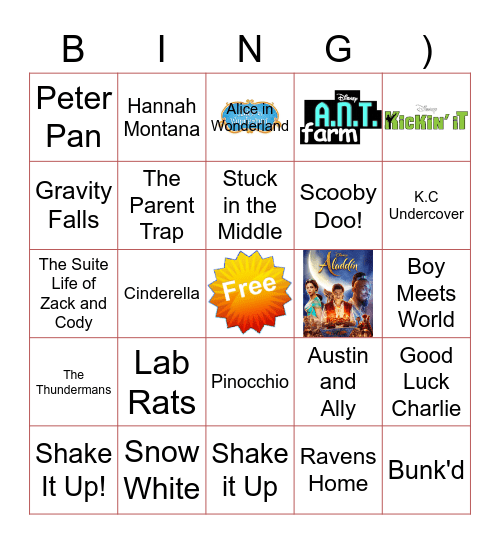 Social Distancing Bingo!!! (TV Shows + Movies) Bingo Card