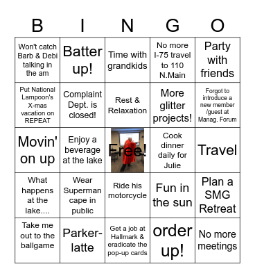 TOM Bingo Card
