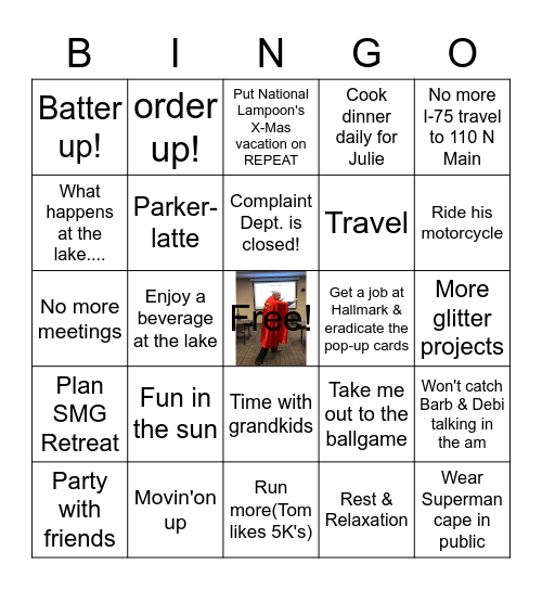 TP Bingo Card