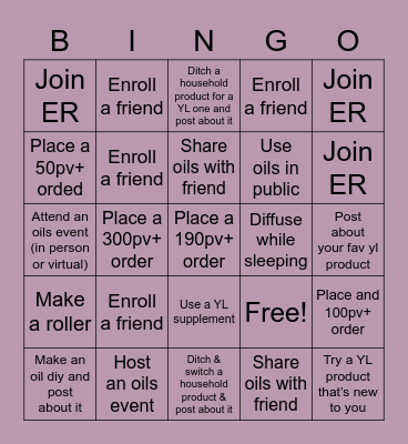August Sage + Soil Bingo Card