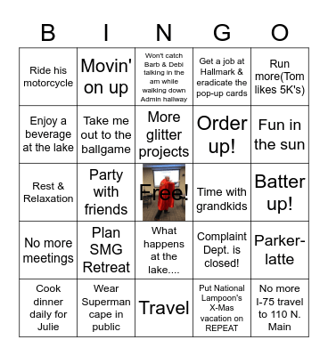 TEST 2 Bingo Card