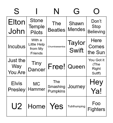 Gwinnett Bingo Card