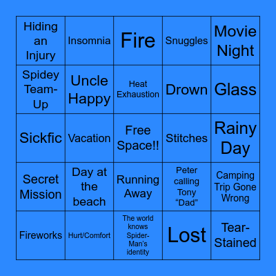 Irondad Bingo Card