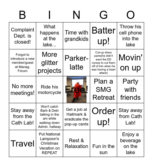 Tom Parker-TOAST & ROAST3 Bingo Card