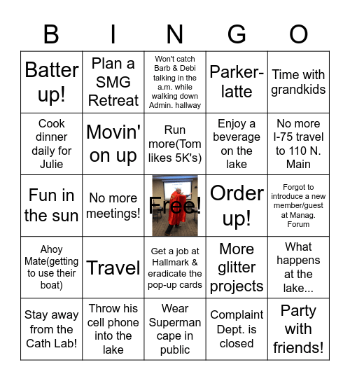 Tom Parker-TOAST & ROAST5 Bingo Card