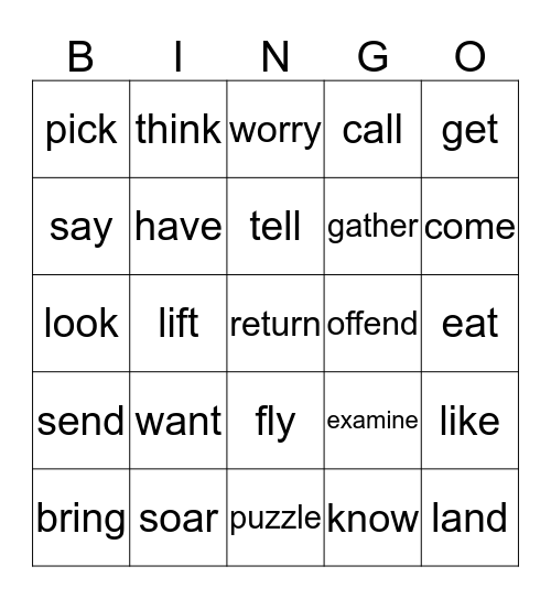 The monkey-head mushroom Bingo Card