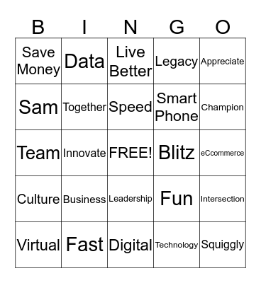 ISD Bingo Card