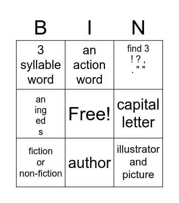 Book Detective - share with your buddy Bingo Card