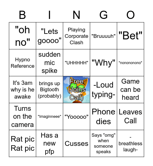 Poppy Bingo Card