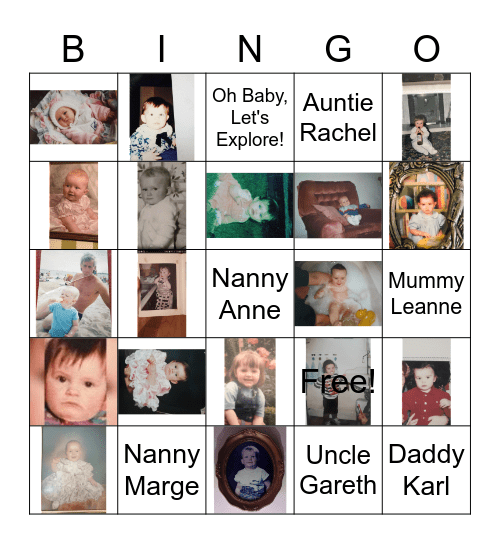 Leanne's Baby Shower Bingo! Bingo Card