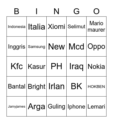 seoyeonabl Bingo Card