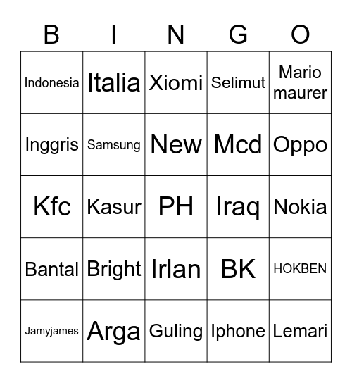seoyeonabl Bingo Card