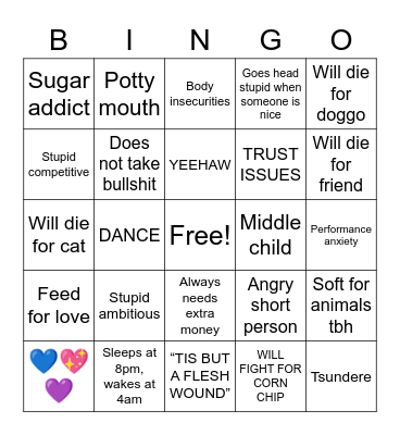 Get to Know CHIURA Bingo Card