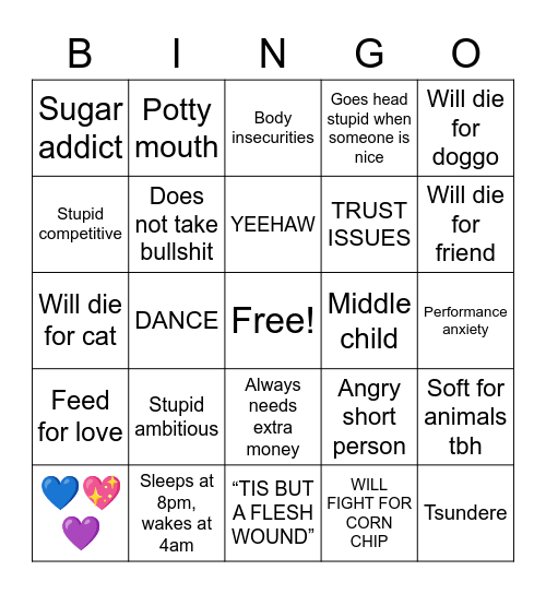 Get to Know CHIURA Bingo Card