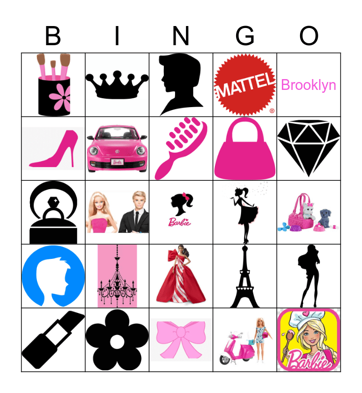 BARBIE Bingo Card