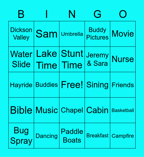 Bingo With Bhavin Bingo Card