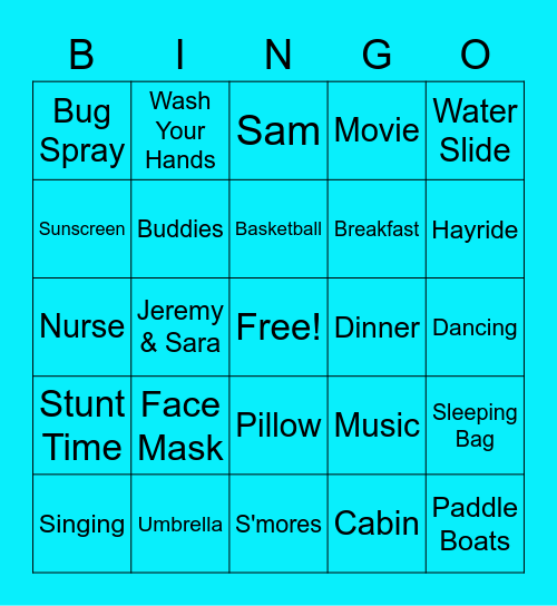 Bingo With Bhavin Bingo Card