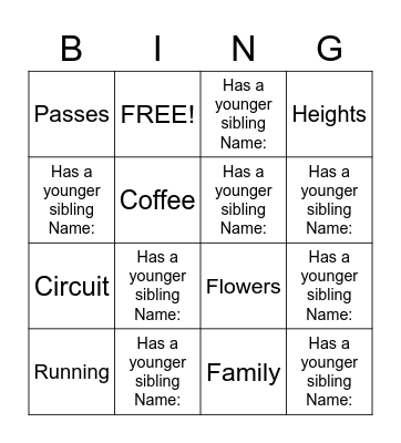 QR Code Bingo Card