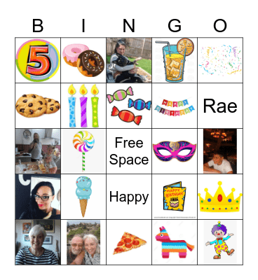 BIRTHDAY BINGO Card