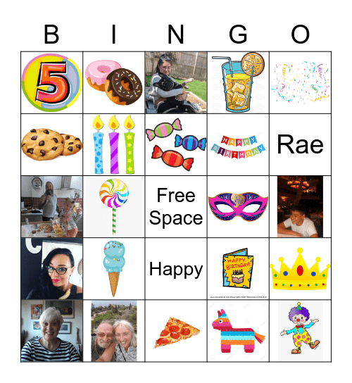 BIRTHDAY BINGO Card