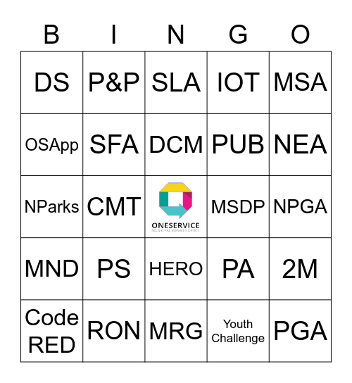 P&C Bingo Card
