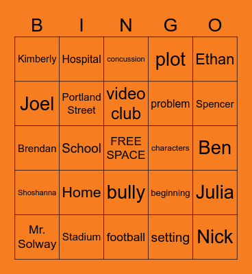 RESTART Bingo Card