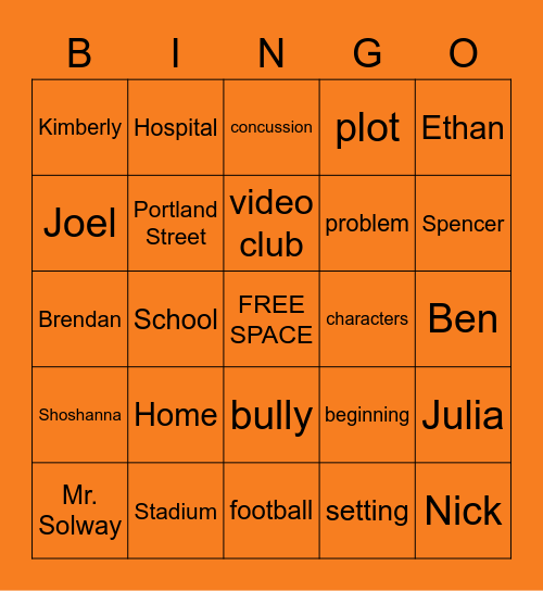 RESTART Bingo Card