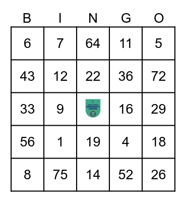 FGM Community Center Bingo Card