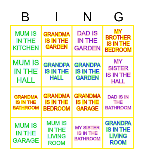 BEGINNERS 1 Bingo Card