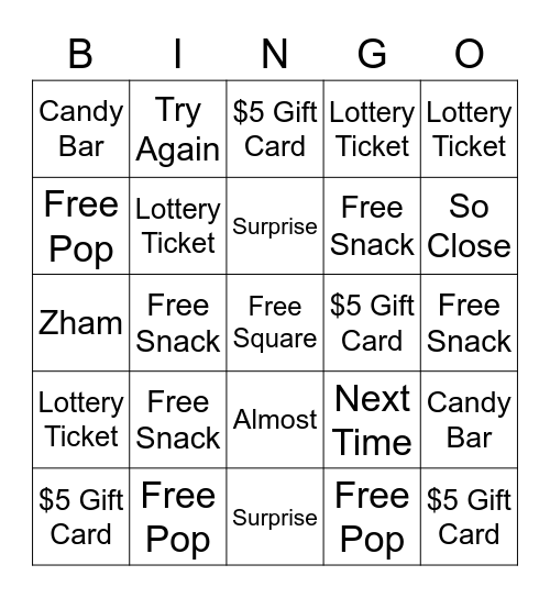 The Candlewood Ihg Enrollment Contest Bingo Card