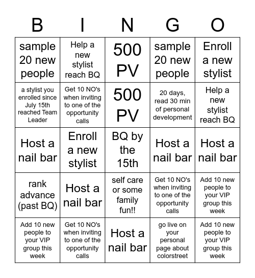 Punta Cana Bingo Card