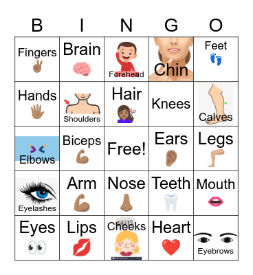 I Love Myself Bingo Card