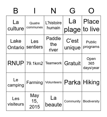 So Well BINGO! Bingo Card