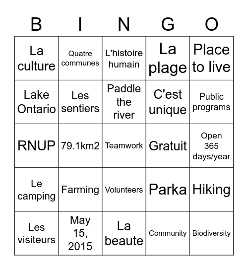 So Well BINGO! Bingo Card