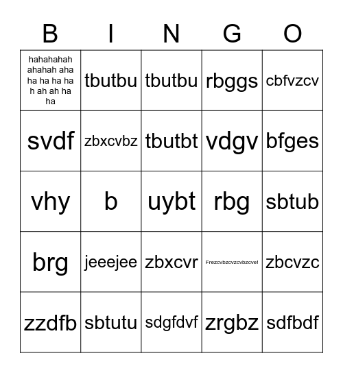 hääbingo Card