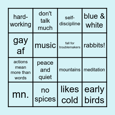 GusuLan Bingo Card