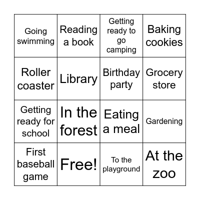 Inferencing BINGO Card