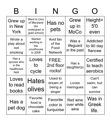 Magistrates' Mania!! Bingo Card