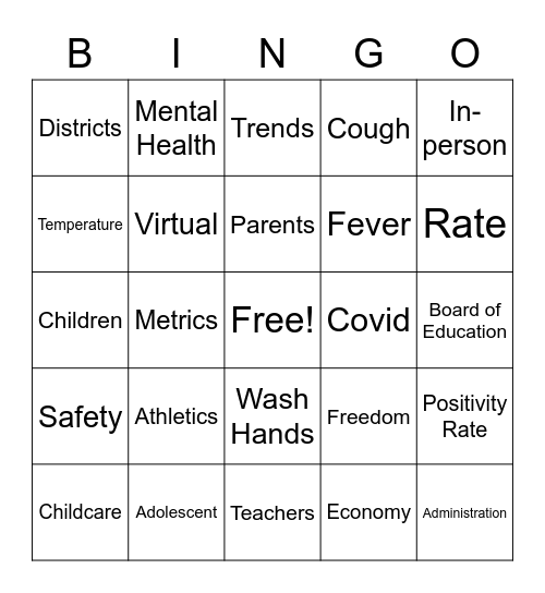 Reynolds Press Conference on RTL Bingo Card