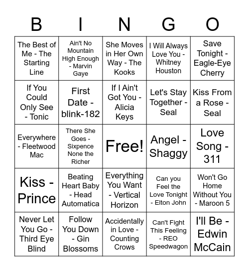 Ashley's Bridal Shower! Bingo Card